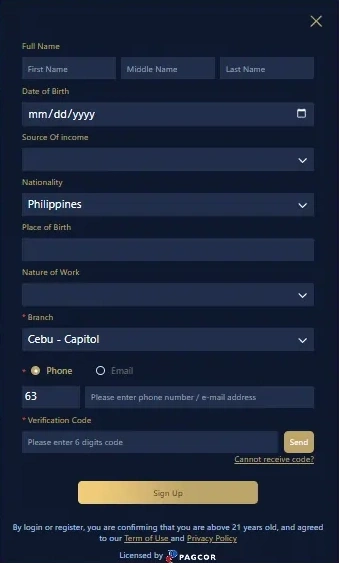 Register at PHSUGAR Casino – Your First Step to Winning Big